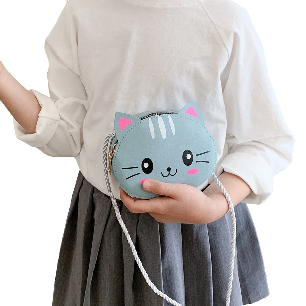 6 Styles Newest Arrival Kids Girl Crossbody Bags Cute Cartoon Animal Coin Purse Handbag Children Wallet Small Coin Bag - OZN Shopping