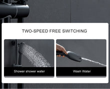 Load image into Gallery viewer, Shower Faucets Sets Water Bathroom Mixer Waterfall Faucet Rainfall Shower Systems Thermostat Tap EL9403 - OZN Shopping
