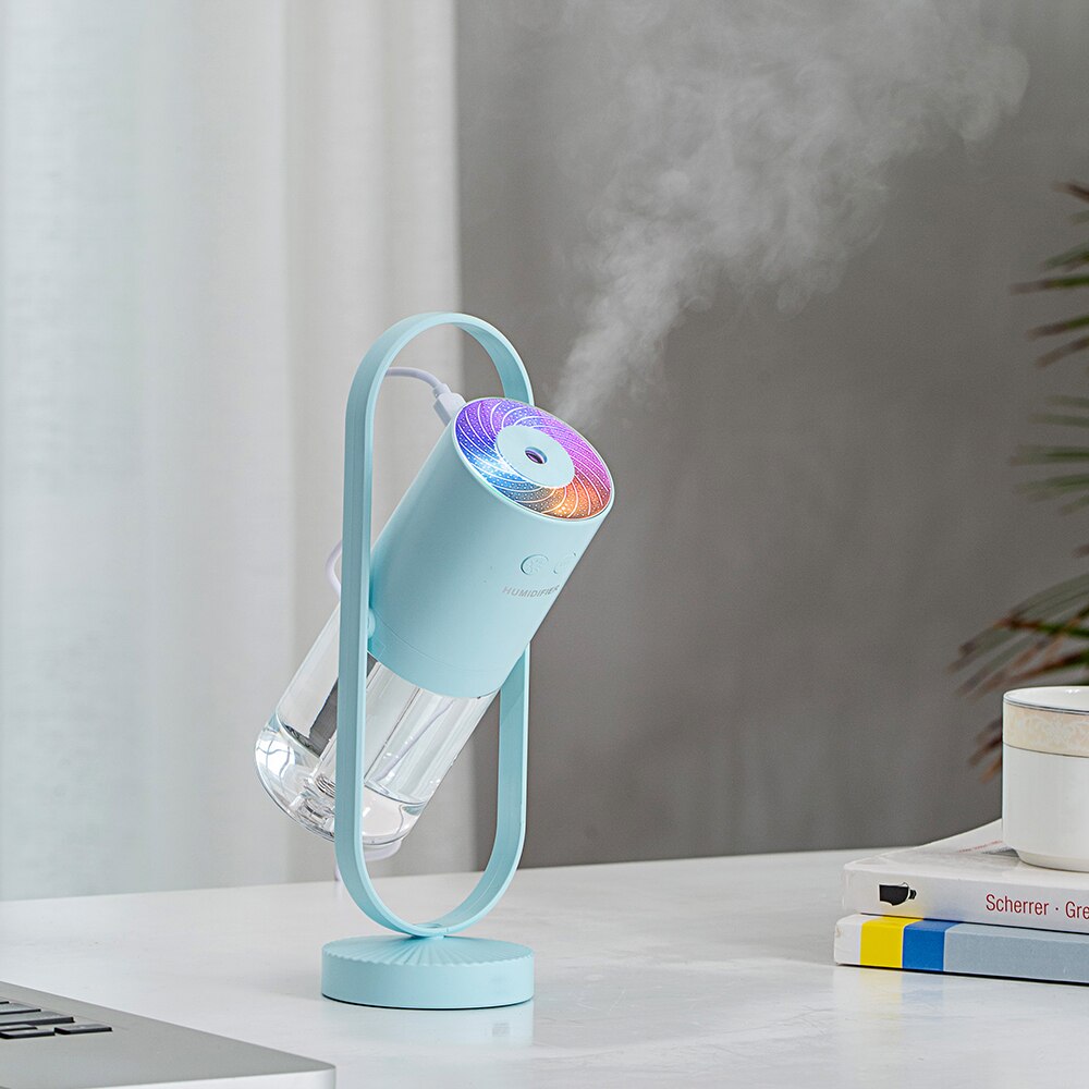 Mini Portable Wireless Usb Charging Humidifier Mute Projection Lamp 360 Rotating Aromatherapy Diffuser For Home Bedroom - OZN Shopping