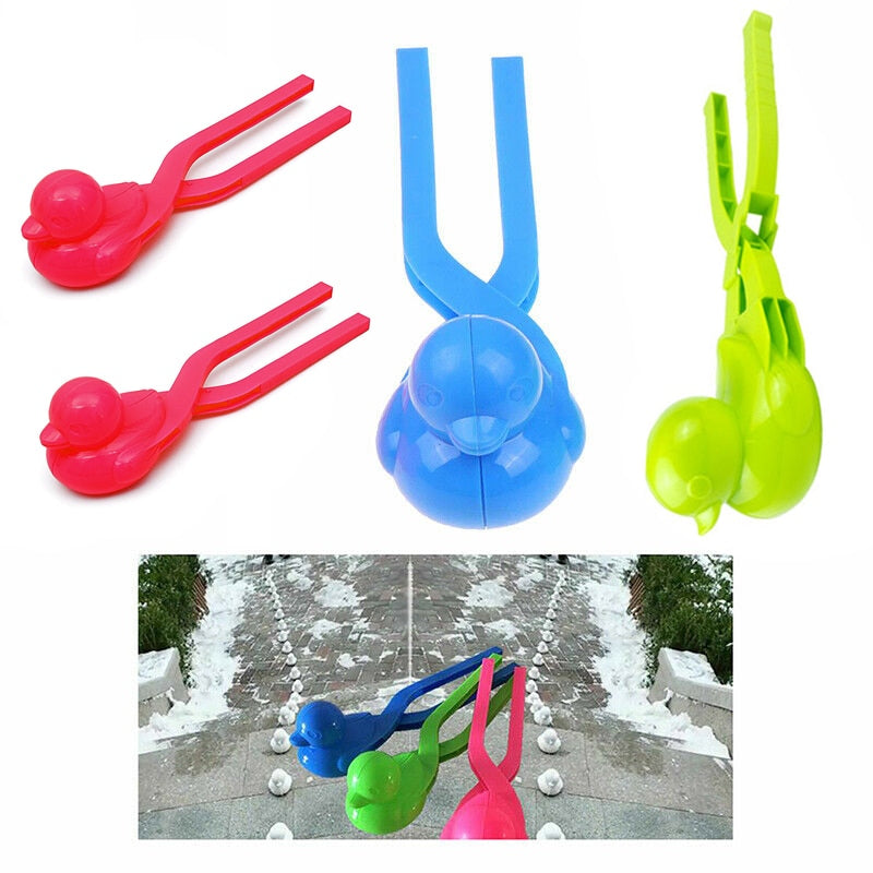 Duck Shaped Snowball Maker Clip  Mold Tool  Fun Sports Toys - OZN Shopping