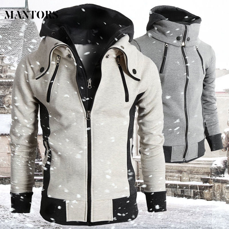 High Collar Winter Jacket Hoodie - OZN Shopping