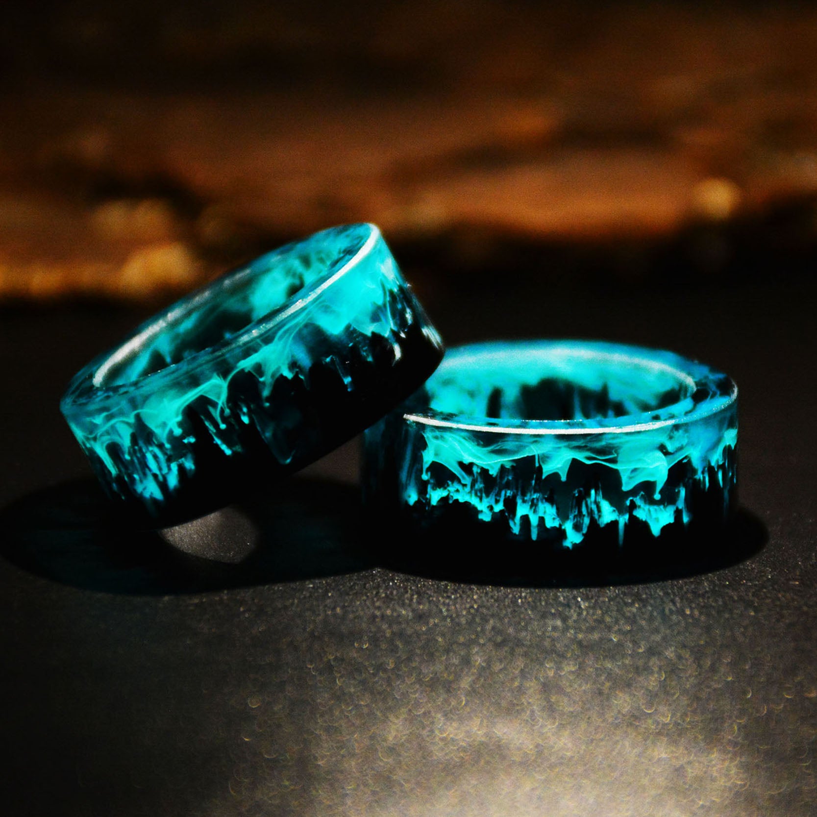 Fashion Blue Lava Ring - OZN Shopping