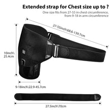 Load image into Gallery viewer, Electric Heat Therapy Adjustable Shoulder Brace Back Support Belt for Dislocated Shoulder Rehabilitation Injury Pain Wrap - OZN Shopping
