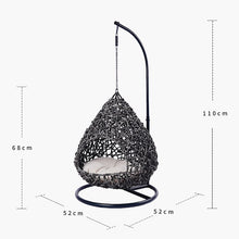 Load image into Gallery viewer, Swinging Hammock Chair Swing Egg /woven Rattan Pet Cat Hanging Bed - OZN Shopping
