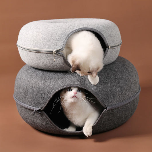 Cat Donut Bed Tunnel Toy - OZN Shopping