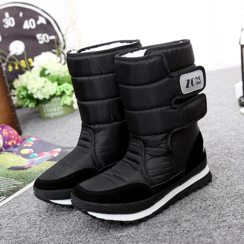 Waterproof Winter Boots  -  Women Colorful Velvet Snow Shoes - OZN Shopping