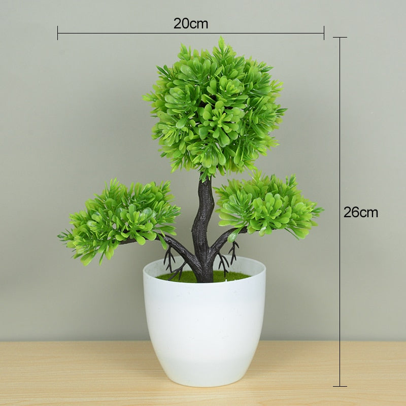 Artificial Plants Bonsai Small Tree Pot