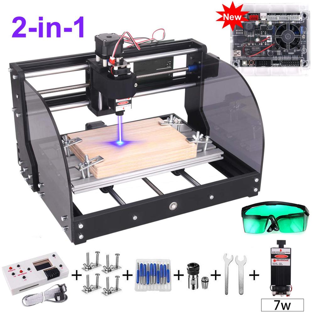 3D Printer CNC 3018 Pro Max Laser Engraver GRBL DIY 3Axis PBC Milling Laser Engraving Machine Wood Router Upgraded 3018 Pro - OZN Shopping