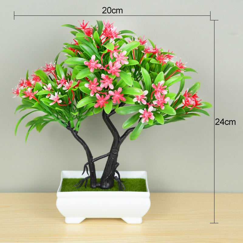 Artificial Plants Bonsai Small Tree Pot