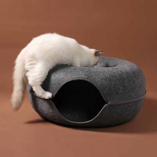 Cat Donut Bed Tunnel Toy - OZN Shopping