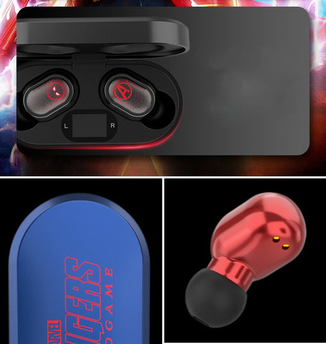 Marvel Wireless Bluetooth Earphones Iron man, Spiderman & Captain America - OZN Shopping