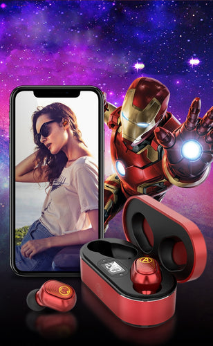 Marvel Wireless Bluetooth Earphones Iron man, Spiderman & Captain America - OZN Shopping
