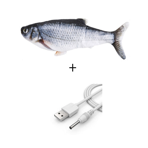Cat Fish Electric USB Charging Simulation Fish Toys - OZN Shopping