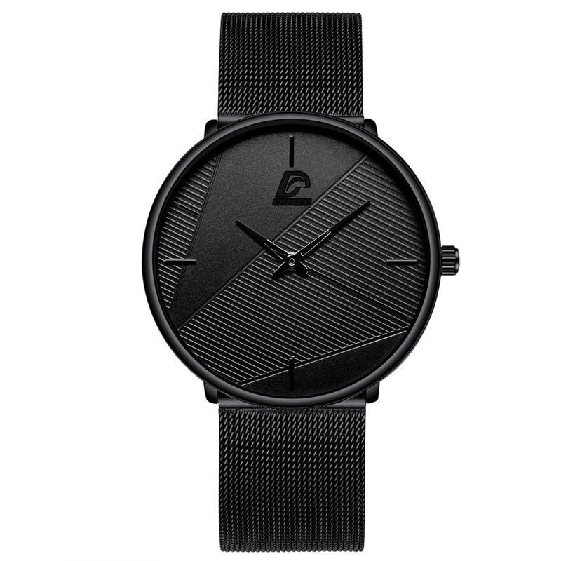 Fashion  Classic Black Men Watch - OZN Shopping