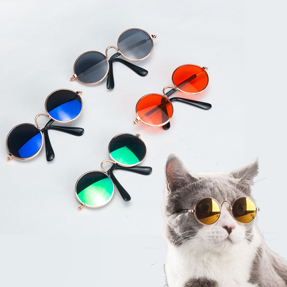 Pet Cat Glasses Dog Glasses Pet Products for Little Dog Cat Eye Wear Dog Sunglasses Photos Props Accessories Pet Supplies Toy - OZN Shopping