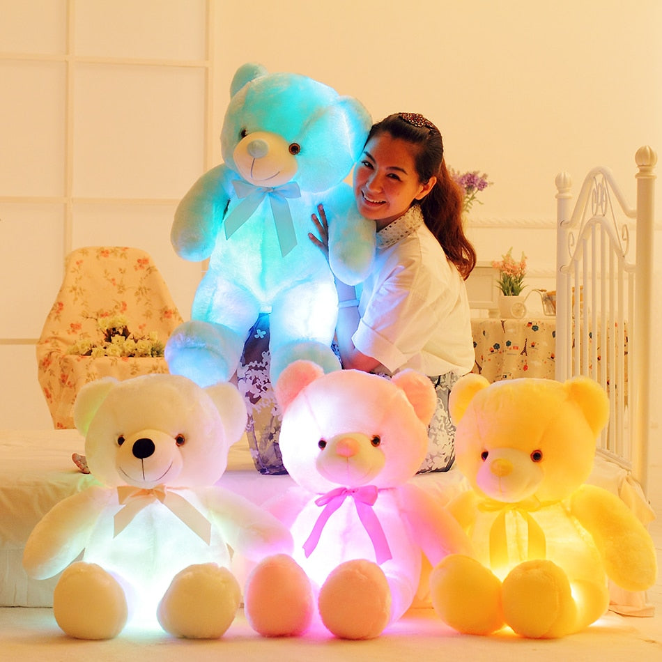 Light Up LED Teddy Bear Colorful Glowing Stuffed Toy - OZN Shopping