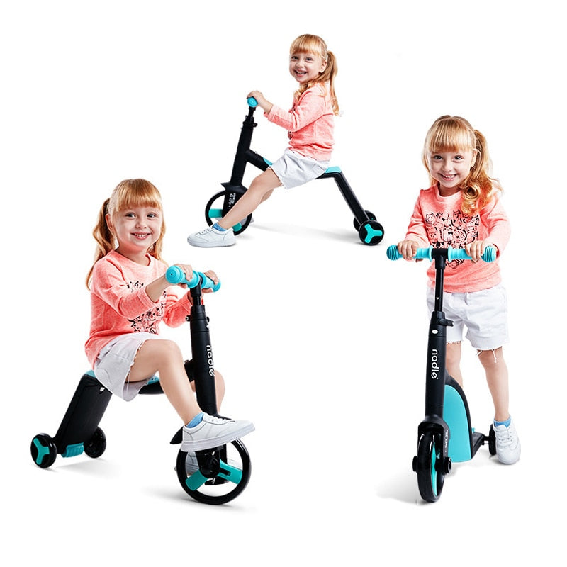Children Scooter Tricycle Baby 3 In 1 Balance Kids Bike Ride - OZN Shopping