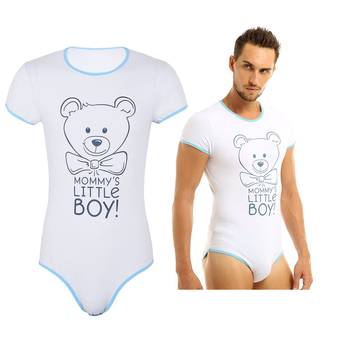 Mens One Piece Bodysuit Sleepwear - OZN Shopping