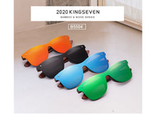 Load image into Gallery viewer, KINGSEVEN Natural Wooden Sunglasses Men Polarized Fashion Sun Glasses Original Wood Oculos de sol masculino - OZN Shopping
