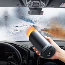 Load image into Gallery viewer, 12V Car Heater Vehicle Heating Cooling Fan Portable Defrosting and Defogging Small Electrical Appliance Fun with Suction Holder - OZN Shopping
