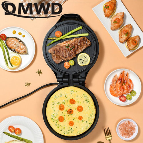 Electric Baking Pan Double-sided Heating Suspension Type Crepe Maker Skillet Pancake Baking Machine Pie Pizza Griddle - OZN Shopping