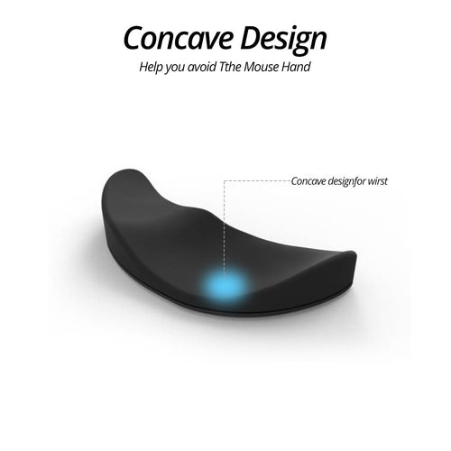 Ergonomic Handguard Mouse Pad G80 Silicon Gel Non-Slip Streamline Wrist Rest Support Mat Computer Mousepad For Office Gaming PC - OZN Shopping