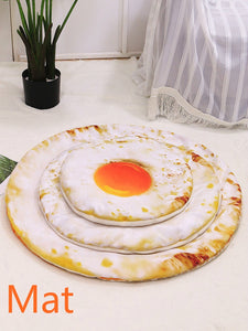 Pet Cushion Blanket Soft Velvet Pizza Egg Food Fruit Printed Dog Cats Sleeping Mat Winter Warm Blankets Pets Products - OZN Shopping