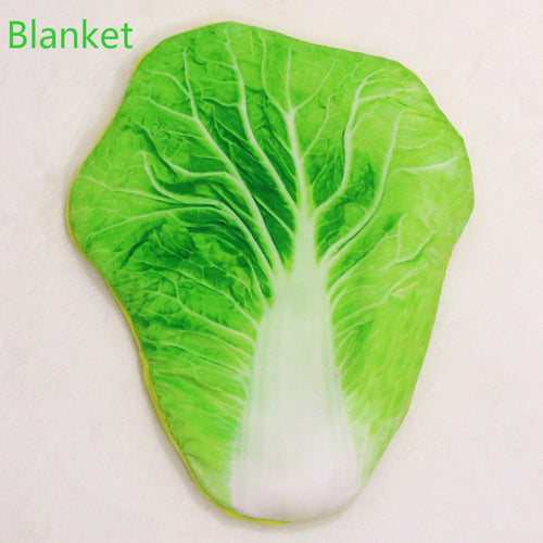 Pet Cushion Blanket Soft Velvet Pizza Egg Food Fruit Printed Dog Cats Sleeping Mat Winter Warm Blankets Pets Products - OZN Shopping