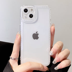 Glitter Diamond Pattern Phone Case for iPhone Cover