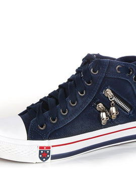 Trendy High Top Denim Shoes