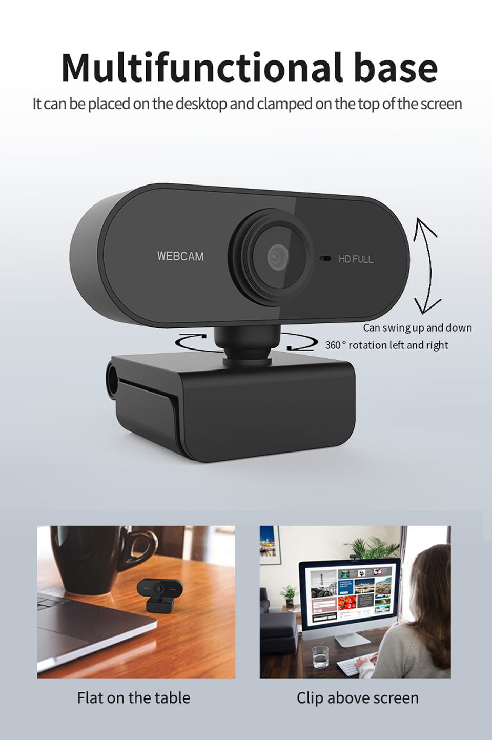 HD Webcam PC Laptop Camera - OZN Shopping