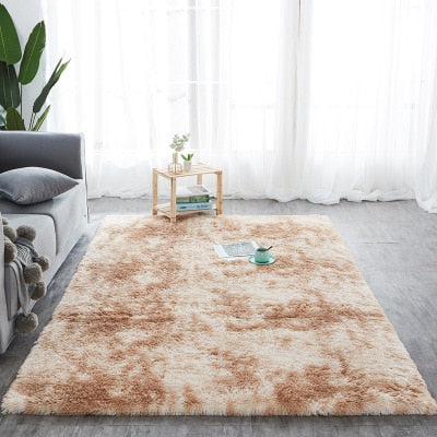Fur Carpet Printed  Floor Fluffy Mats - OZN Shopping