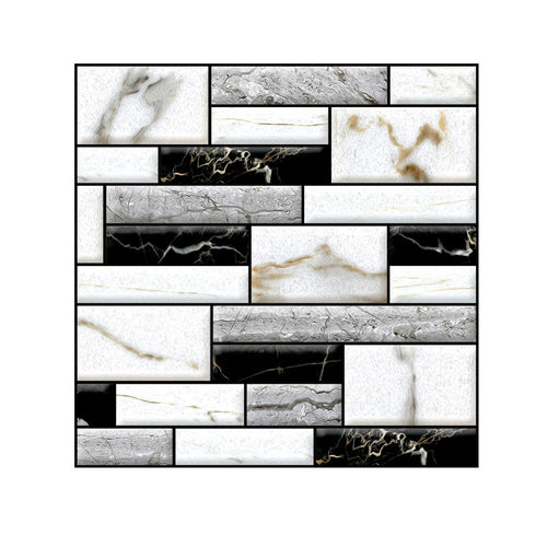 Self Adhesive Tile Wall Sticker Home Decor 3d pvc sticker Covers For Kitchen Cupboard Bathroom Wallpaper Waterproof Wallpaper - OZN Shopping