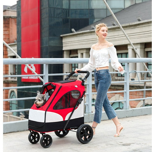 Pet Push Folding Stroller for Cats, Dogs and all Pets - OZN Shopping