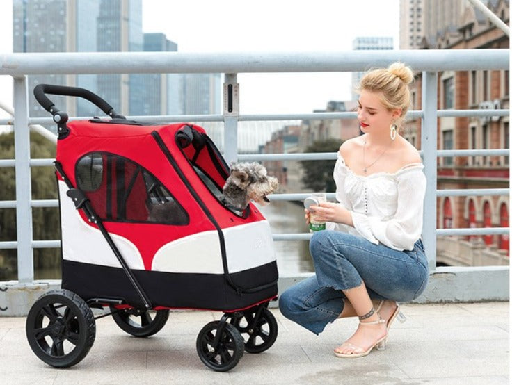 Pet Push Folding Stroller for Cats, Dogs and all Pets - OZN Shopping