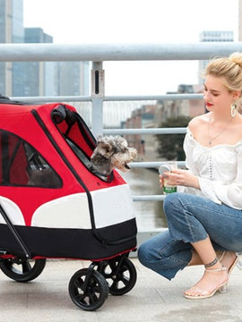 Pet Push Folding Stroller for Cats, Dogs and all Pets