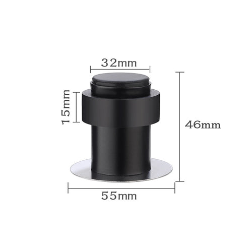 Wall Pin Bumper Scratch Protection Stainless Steel Door Stops Rubber Door Protective Pad Door Stopper Wall Protector Anti-collision Door Holder Heavy Duty - OZN Shopping