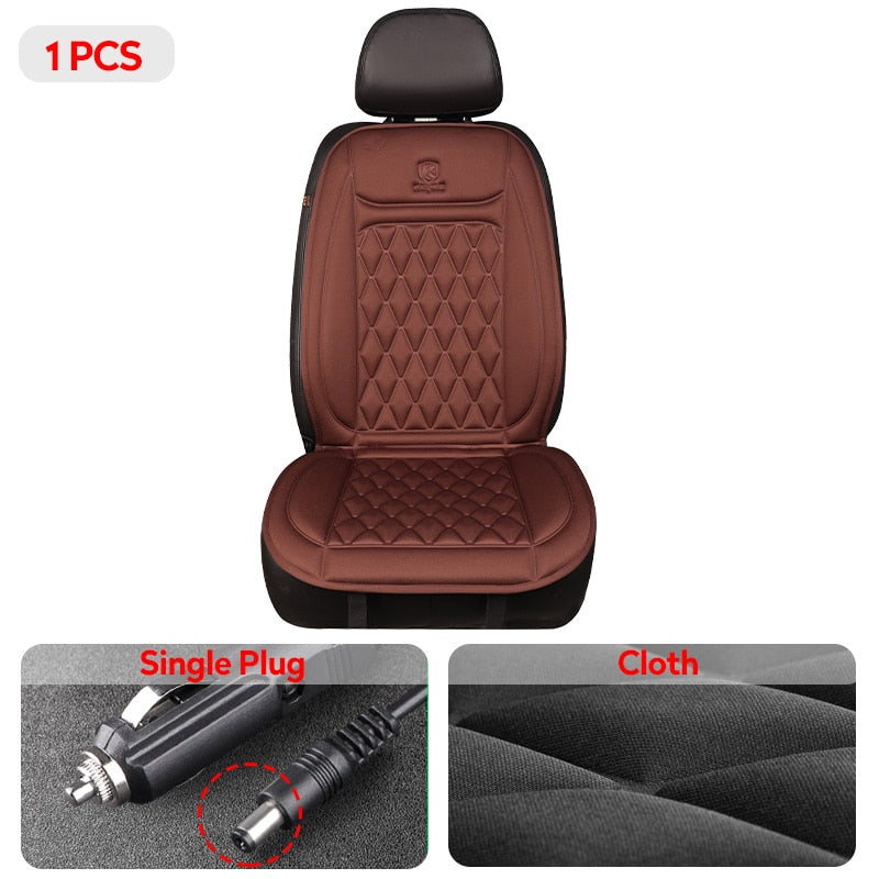 Heated Car Seat Cover - Universal Car Seat Heater