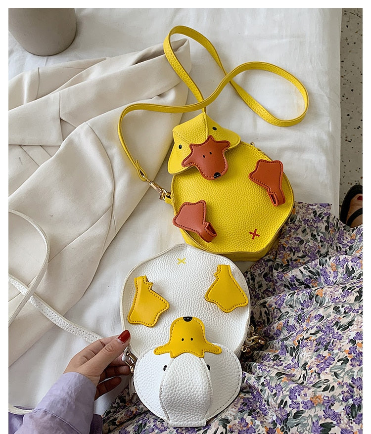 Cute Cartoon Duck Ladies Shoulder Bag - OZN Shopping