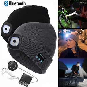 Bluetooth LED Hat Wireless Smart Cap Headphone Speaker - OZN Shopping