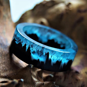 Fashion Blue Lava Ring - OZN Shopping