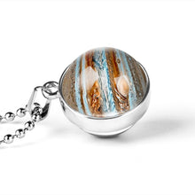 Load image into Gallery viewer, Fashion  Glass Ball Necklace Earth Planet Pattern Jewelry - OZN Shopping
