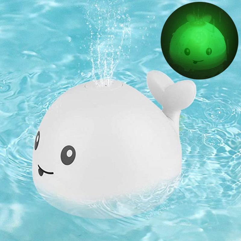 LED Light Whale Bath Tub Toy / Pool Sprinkler Toy - OZN Shopping