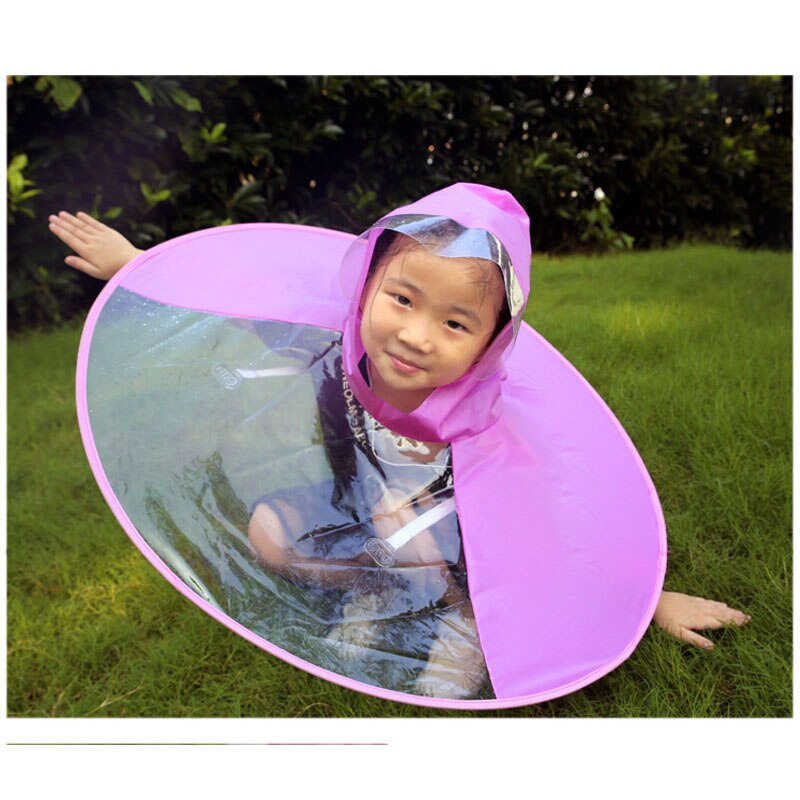 Raincoat  Outdoor UFO Transparent Waterproof Umbrella - OZN Shopping