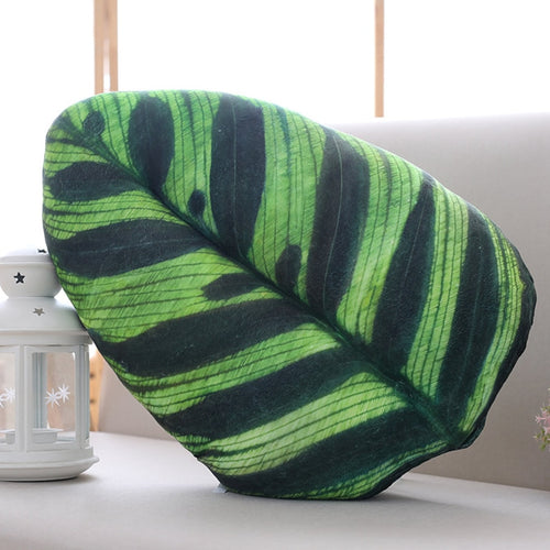 Plant Leaves  & Flower Pillow - OZN Shopping