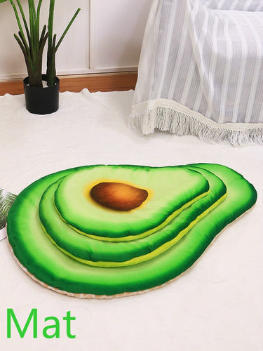 Pet Cushion Blanket Soft Velvet Pizza Egg Food Fruit Printed Dog Cats Sleeping Mat Winter Warm Blankets Pets Products - OZN Shopping
