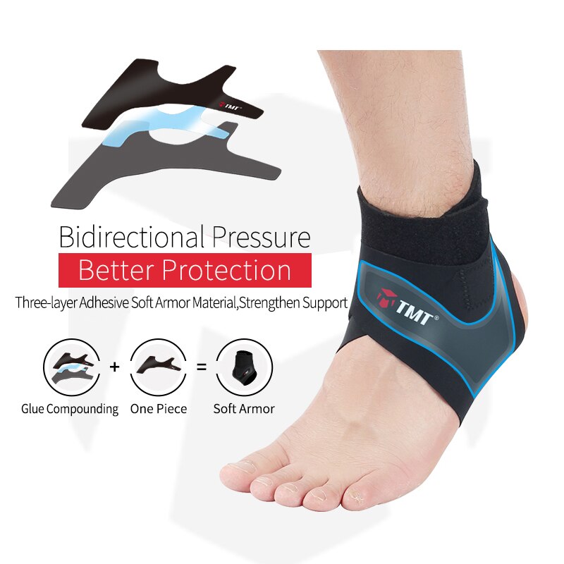 Gym Ankle Support Brace Sports Foot Protect Adjustable Strap Pad -- for Football, Cycling, Basketball & All  Sports - OZN Shopping