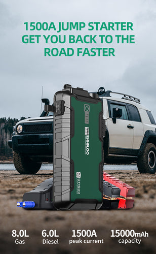 Emergency Car Engine Jump Starter Kit Tools
