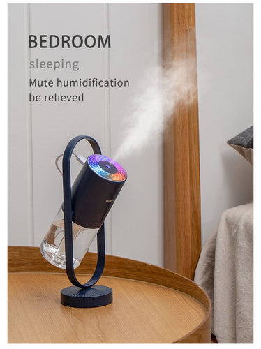 Mini Portable Wireless Usb Charging Humidifier Mute Projection Lamp 360 Rotating Aromatherapy Diffuser For Home Bedroom - OZN Shopping