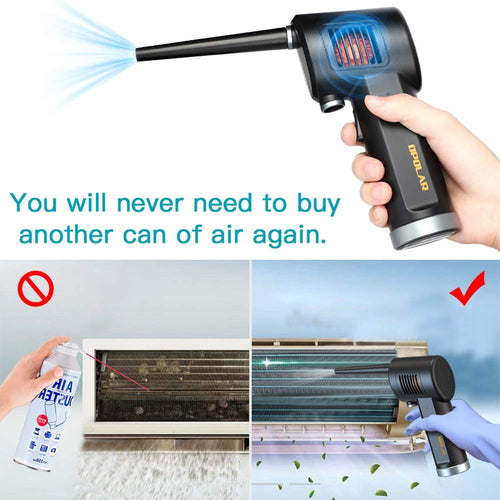 Cordless AIR Duster, Rechargeable Blower for Computer, Keyboard and Electronics Clean - OZN Shopping